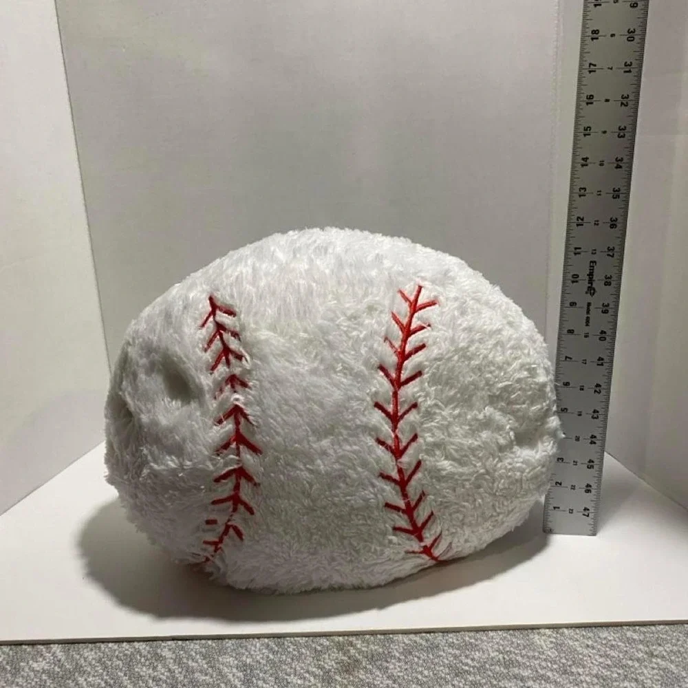 white baseball pillow. SKU-A909